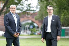 Edgar Heep und Dr. Robert Schleich, Infraserv Höchst